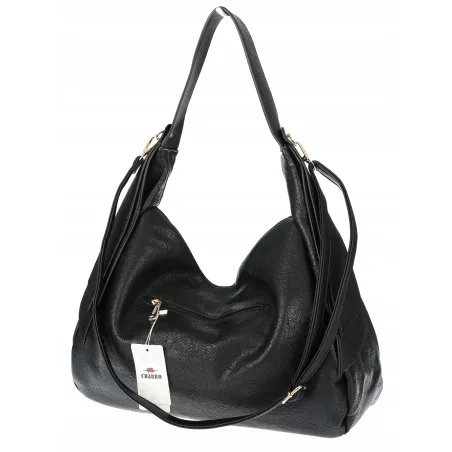 Torebka Damska listonoszka worek na ramię duża pojemna torba CH7718 Czarna