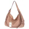 Torebka Damska listonoszka worek na ramię duża pojemna torba CH7718 Różowa