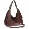 Torebka Damska listonoszka worek na ramię pojemna torba CH7718 Czekoladowa