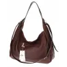 Torebka Damska listonoszka worek na ramię pojemna torba CH7718 Czekoladowa