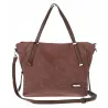 Torebka Damska Shopperka Pojemna A4 Modna Torba kuferek CH7713 Czekoladowa