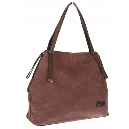 Torebka Damska Shopperka Pojemna A4 Modna Torba kuferek CH7713 Czekoladowa