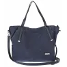 Torebka Damska Shopperka Pojemna A4 Modna Torba kuferek CH7713 Granatowa