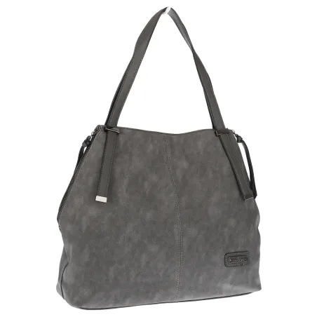 Torebka Damska Shopperka Pojemna A4 Modna Duża Torba kuferek CH7713 Szara