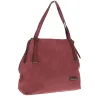 Torebka Damska Shopperka Pojemna A4 Modna Duża Torba kuferek CH7713 Bordowa