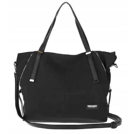 Torebka Damska Shopperka Pojemna A4 Modna Duża Torba kuferek CH7713 Czarna