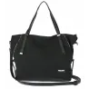 Torebka Damska Shopperka Pojemna A4 Modna Duża Torba kuferek CH7713 Czarna
