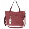 Torebka Damska Shopperka Pojemna A4 Modna Duża Torba kuferek CH7713 Bordowa