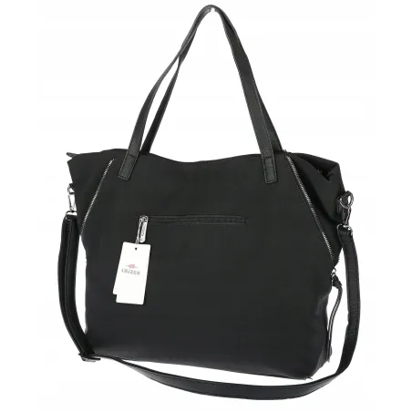 Torebka Damska Shopperka Pojemna A4 Modna Duża Torba kuferek CH7713 Czarna