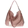 Torebka Damska Shopper Worek Pojemna Modna Duża Miejska Torba CH6624 Różowa
