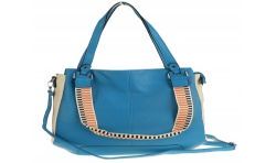 The Grace bags Torebka Damska niebieska worek listonoszka YD9018 Blue