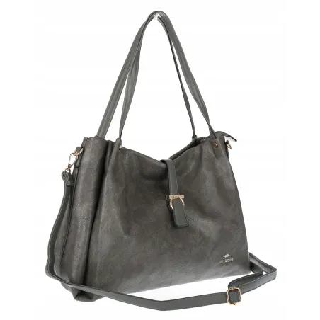 Torebka Damska listonoszka Shopperka torba na ramię pojemna CH3319 Szara