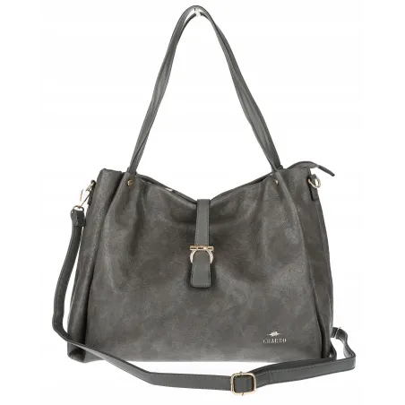 Torebka Damska listonoszka Shopperka torba na ramię pojemna CH3319 Szara