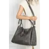 Torebka Damska listonoszka Shopperka torba na ramię pojemna CH3319 Szara