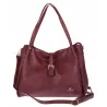Torebka Damska listonoszka Shopperka torba na ramię pojemna CH3319 Bordowa