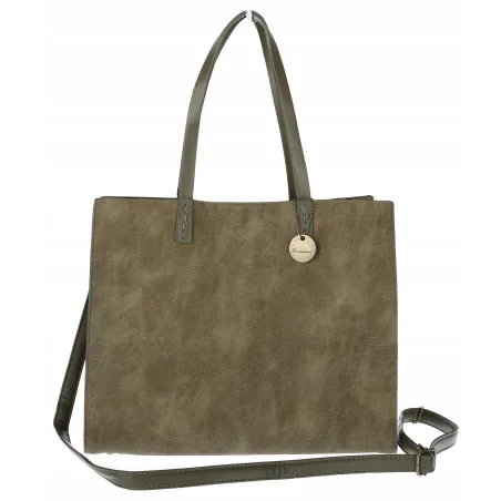 Torebka Damska Shopperka Pojemna A4 duża modna torba teczka 3639 Zielona