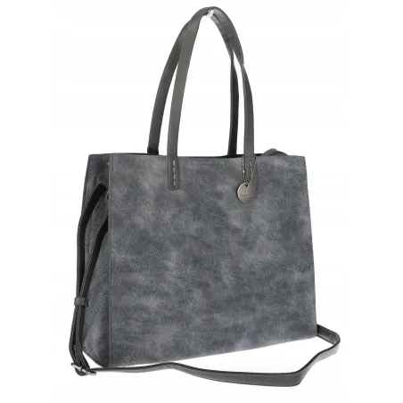 Torebka Damska Shopperka Pojemna A4 duża miejska torba teczka 3639 Szara
