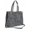 Torebka Damska Shopperka Pojemna A4 duża miejska torba teczka 3639 Szara