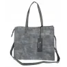 Torebka Damska Shopperka Pojemna A4 duża miejska torba teczka 3639 Szara