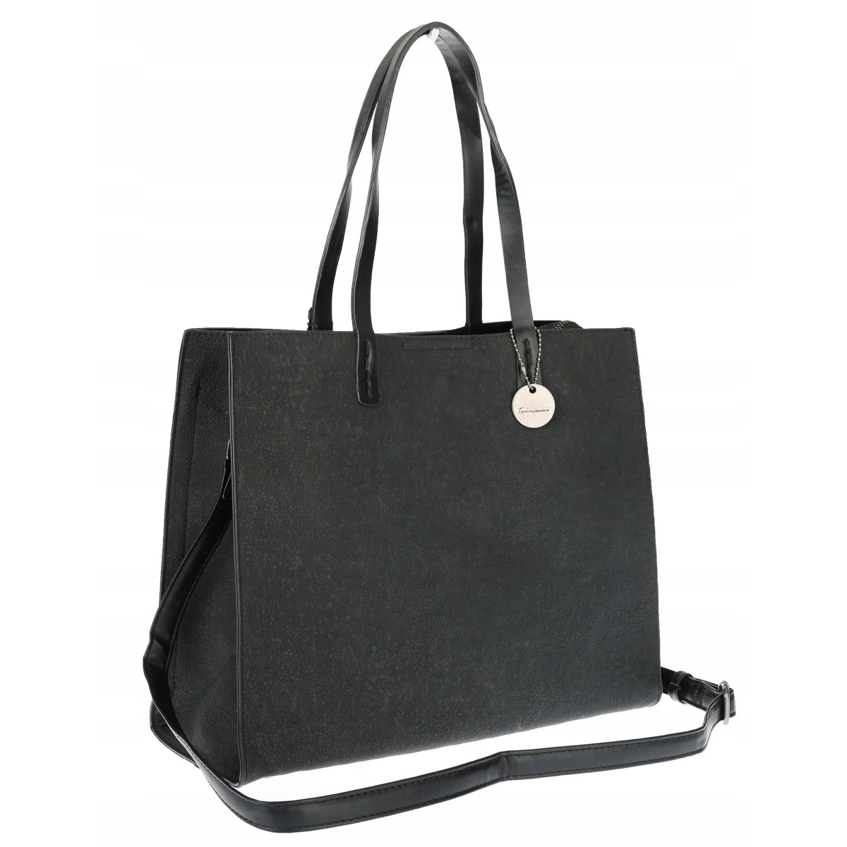 Torebka Damska Shopperka Pojemna A4 duża miejska torba teczka 3639 Czarna