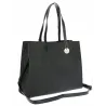 Torebka Damska Shopperka Pojemna A4 duża miejska torba teczka 3639 Czarna