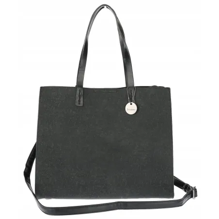 Torebka Damska Shopperka Pojemna A4 duża miejska torba teczka 3639 Czarna