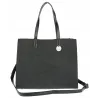 Torebka Damska Shopperka Pojemna A4 duża miejska torba teczka 3639 Czarna