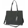 Torebka Damska Shopperka Pojemna A4 duża miejska torba teczka 3639 Czarna