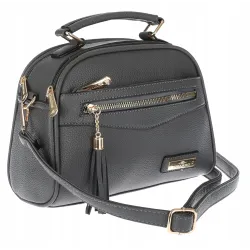 Torebka Damska kuferek damski Listonoszka elegancka mała CH8877 Szara