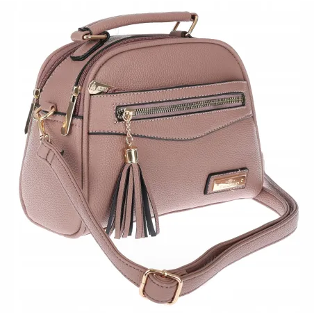 Torebka Damska kuferek damski Listonoszka elegancka mała CH8877 Różowa