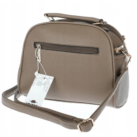Torebka Damska kuferek damski Listonoszka elegancka mała CH8877 Beżowa