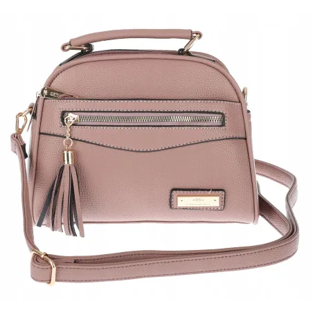 Torebka Damska kuferek damski Listonoszka elegancka mała CH8877 Różowa