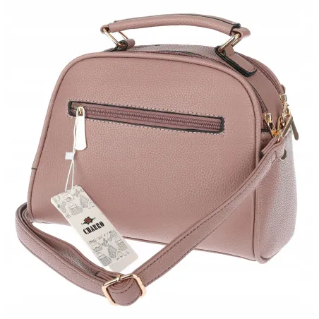 Torebka Damska kuferek damski Listonoszka elegancka mała CH8877 Różowa
