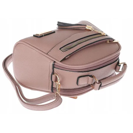 Torebka Damska kuferek damski Listonoszka elegancka mała CH8877 Różowa