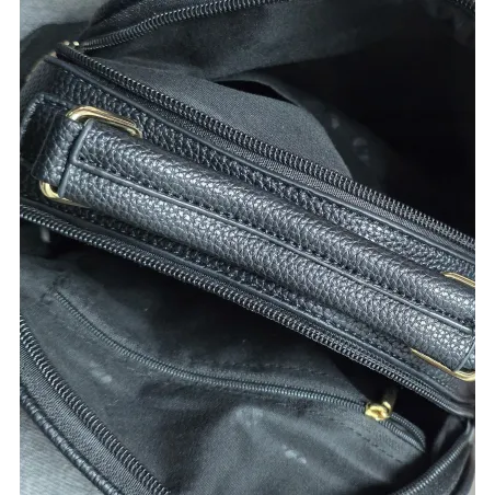 Torebka Damska kuferek damski Listonoszka elegancka mała CH8877 Beżowa