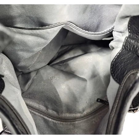 Torebka Damska Shopperka Listonoszka duża plecak 2w1 worek SP93431 Brązowa