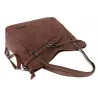 Torebka Damska Shopper Worek Pojemna Modna Miejska Torba CH6683 Czekoladowa