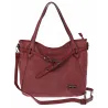 Torebka Damska Shopperka Worek Pojemna Modna Miejska Torba CH6683 Bordowa