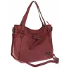 Torebka Damska Shopperka Worek Pojemna Modna Miejska Torba CH6683 Bordowa