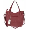 Torebka Damska Shopperka Worek Pojemna Modna Miejska Torba CH6683 Bordowa