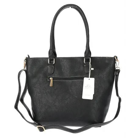 Torebka Damska Shopper Pojemna A4 modna duża torba teczka lekka 0702 Czarna