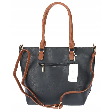 Torebka Damska Shopper Pojemna A4 modna duża torba teczka 0702 Granatowa