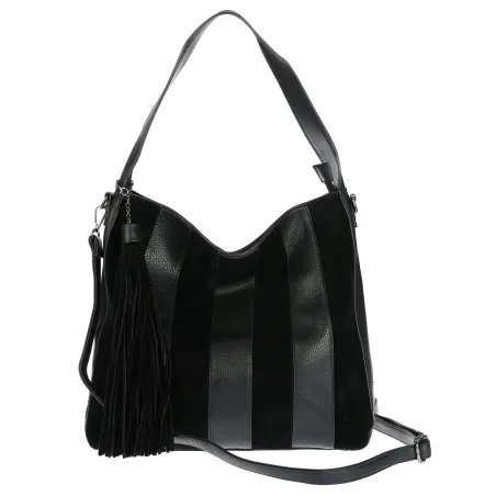 Torebka damska shopper A4 elegancka do pracy włoska marka MC428 Czarna