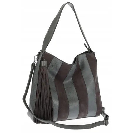 Torebka damska shopper A4 elegancka do pracy włoska marka MC428 Szara