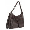 Torebka Damska Shopper Listonoszka Plecak 2w1 na Ramię 88021 Czekoladowa