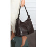 Torebka Damska Shopper Listonoszka Plecak 2w1 na Ramię 88021 Czekoladowa