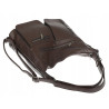 Torebka Damska Shopper Listonoszka Plecak 2w1 na Ramię 88021 Czekoladowa