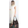 Torebka Damska Shopper Listonoszka Plecak 2w1 na Ramię 88021 Czekoladowa