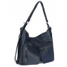 Torebka Damska Shopper Listonoszka Plecak 2w1 na Ramię 88021 Granatowa