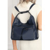Torebka Damska Shopper Listonoszka Plecak 2w1 na Ramię 88021 Granatowa